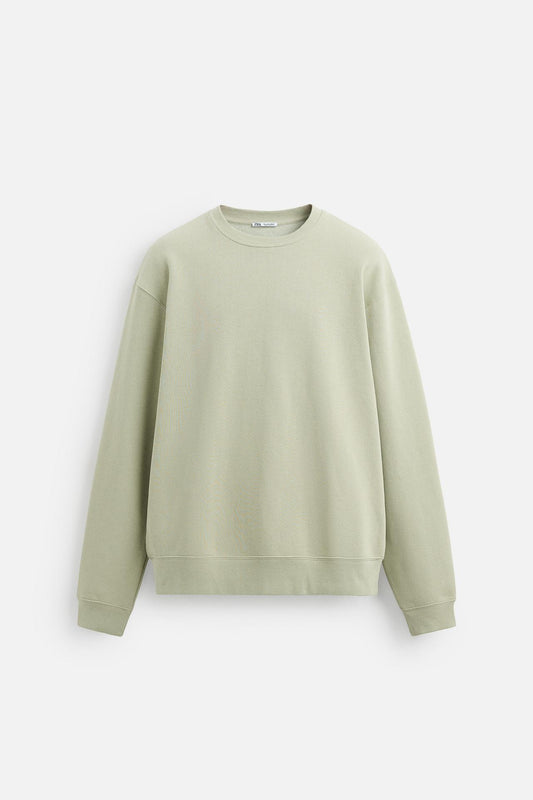 BASIC CREW NECK SWEATSHIRT