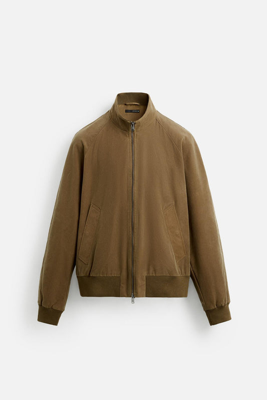 WAXED-EFFECT JACKET